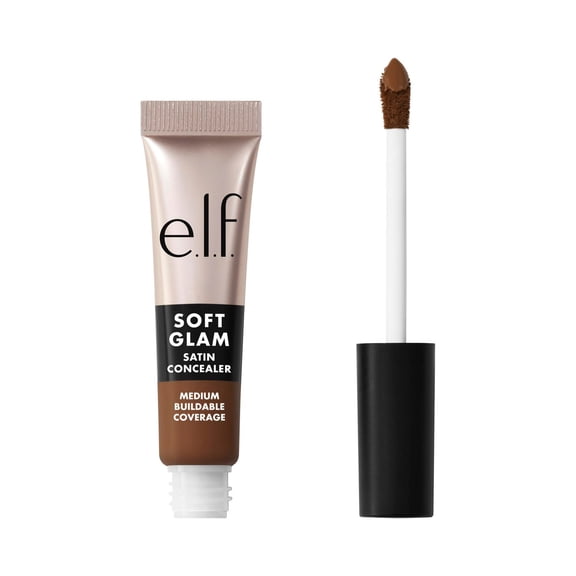 e.l.f. Soft Glam Satin Concealer, 54 Deep Neutral, 0.21 fl oz