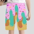 thumbnail image 2 of KKBOTIVE Shorts for Boys Lightweight Quick Drying Hiking Cargo Shorts with Pocket Trendy Athletic Bottoms Holiday Short Pants for Kids Youth Fashion Clothing, Pink Size: 13-14 Years, 2 of 4