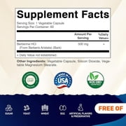 Vitamatic Berberine Supplement 500mg - 60 Vegetable Capsules - Made in The USA - Gluten Free - Non-GMO (2 Bottles)
