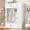 Ancient White, variant on American Style 4-in-1 Hall Tree with Padded Bench, 4 Hooks & Multi-Tier Shelves, Farmhouse Entryway Organizer for Mudroom, Hallway, Living Room, Ancient White