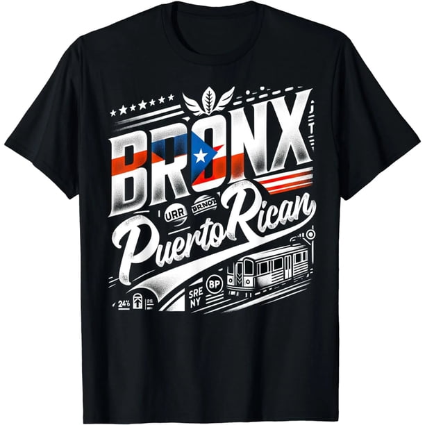 Camiseta de Mujer con Diseño Puerto Rico - Estilo Latino de Nueva York para Mujer