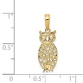 thumbnail image 2 of 9mm 14k Owl Pendant - .7 Grams, 2 of 2