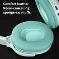 thumbnail image 6 of Gaming Headphones, Hwkond Bluetooth 5.3 Wireless Headphones Cool Light Effect HD Call Active Noise Reduction HIFI Sound Quality Long Range Bluetooth Headphones,Green, 6 of 8
