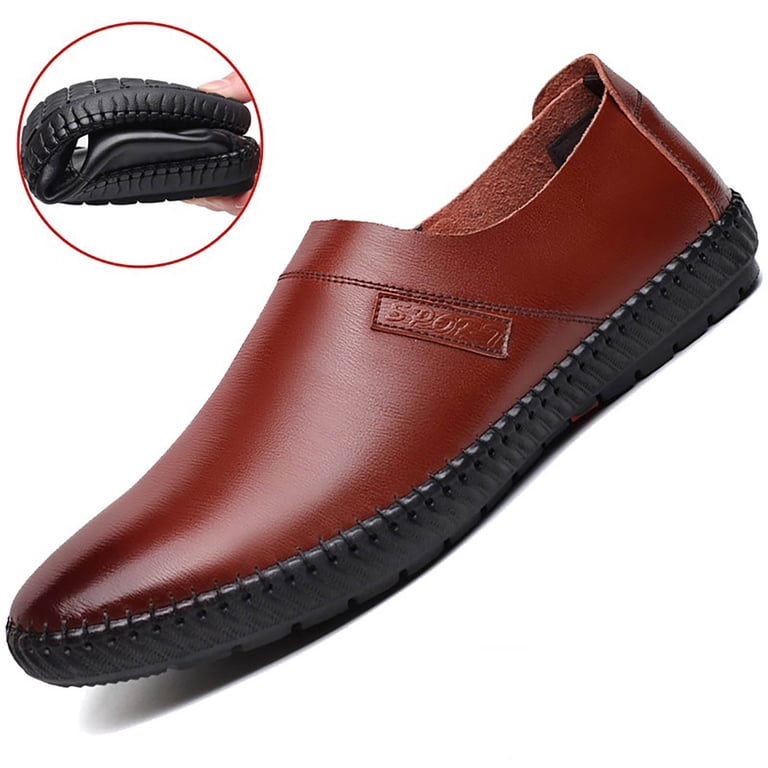 NEW FLEXI slip-on shoes in dark brown Flexi Womens Slip on Shoes. Size 6 1/2. Brown Leather Upper  main image 4