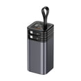 thumbnail image 1 of Carcasa de fuente de alimentación Seitruly para exteriores con luz de emergencia incorporada para 4680 celdas de batería LCD Digital Negro, 1 of 6