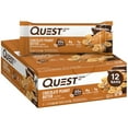 thumbnail image 2 of Quest Nutrition Chocolate Peanut Butter & Chocolate Coconut Hero Protein Bars, High Protein, Low Carb, Gluten Free, Keto Friendly, 12 Count Each, 2 of 5