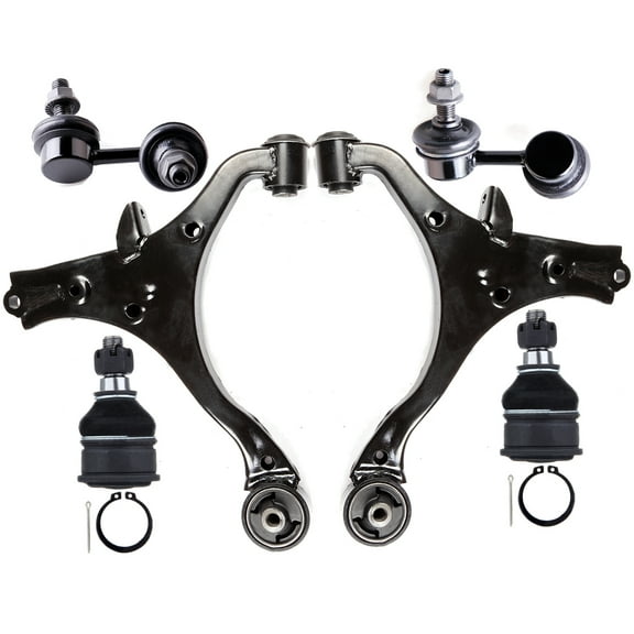 ECCPP Control Arm Kit 2001 2002 For EL 2001 2002 2003 2004 2005 For Honda Civic - Lower Ball Joints Lower Control Arms Front Sway Bar End Links