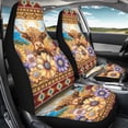 thumbnail image 4 of XYZCANDO Highland Cattle Car Front Seat Covers Polyester Easy to Install Auto Seat Covers Interior Driver Seat, Soft Waterproof SUV Van, 4 of 10