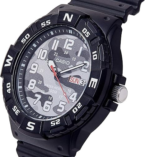 Casio MRW220HCM-1B Men's Analogue Quartz Resin Strap Watch