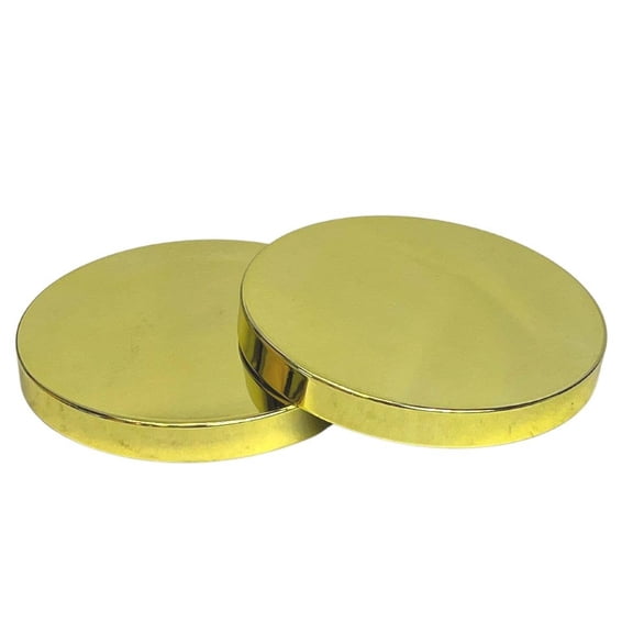 Gold Metal Candle Lid - Fits our 14 oz Havana Candle Making Supplies (Case of 36) FREE SHIPPING
