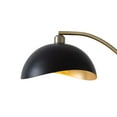 thumbnail image 3 of Luna Bella Chairside Arc Floor Lamp 60 Weathered Brass & Matte Black, 3 of 11