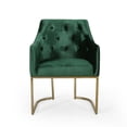 thumbnail image 1 of Mirren Chaise d'Appoint en Velours et Fer, 1 of 6