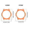 thumbnail image 3 of Impacts Resistance Semi Enclosed Shell Watch Casing Protective Sleeve Guard Cover Skin Hollowed Cutout for 570 42mm 47mm, 3 of 9