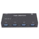 thumbnail image 2 of EeaseMX Selector de video VGA de 4 puertos, 4 entradas y 1 salida para PC con LCD (negro), 2 of 7