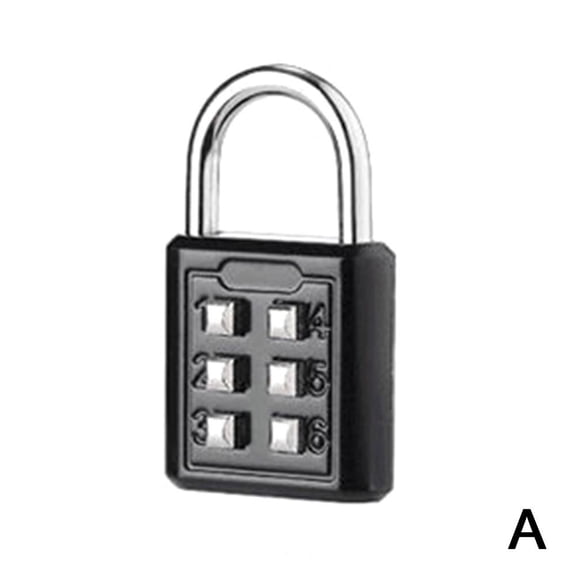 6/8/10 Digit Combination w/ Keys Travel Suitcase Luggage Bag Res Padlock