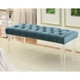 thumbnail image 2 of Furniture of America Bral Contemporary Fabric Tufted Accent Bench by  Brown, 2 of 5