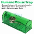 thumbnail image 3 of 4-Pack Humane Mouse Trap – Live Catch & Release Trap for Indoor/Outdoor Use, Reusable No‑Kill Rodent Trap Safe for Pets & Children, Small, 3 of 9