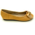 thumbnail image 2 of Elegant Women woven ballet flats with a chic gold bow accent. Lightweight, comfy, and versatile—perfect for work, casual outings, or evenings, blending timeless style with modern charm., 2 of 4