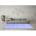 thumbnail image 3 of Ahgly Company Indoor Rectangle Solid Blue Modern Area Rugs, 5' x 7', 3 of 4