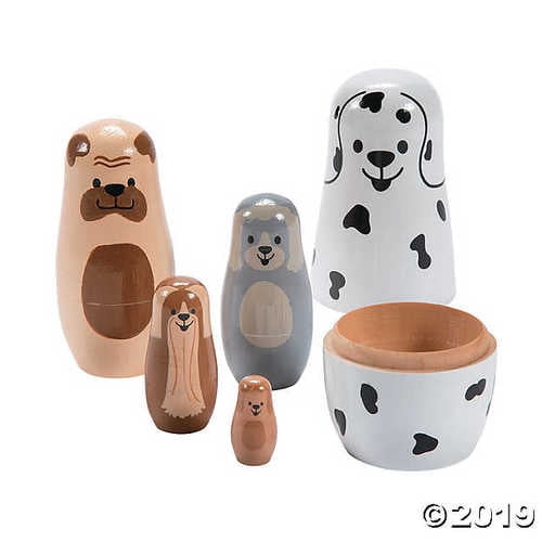 dog nesting doll