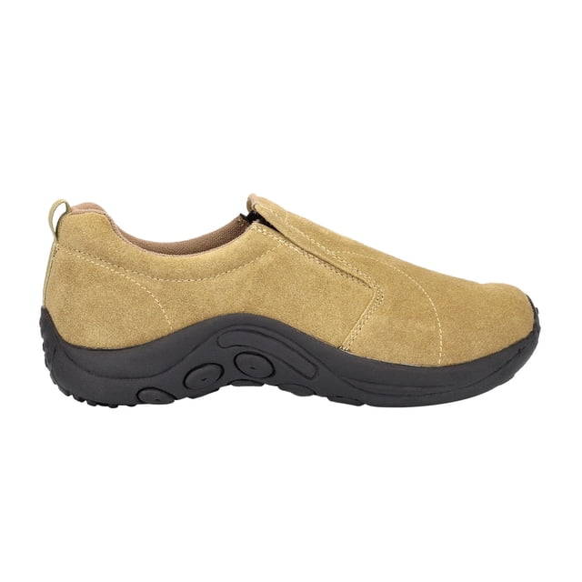 PDQ Womens Real Suede Ryno Slip-On Casual Trainers