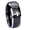 Black 2 Tone Polish Edge, variant on Flat Christian Cross Dome Brushed Finish Blue Tungsten Ring 10MM