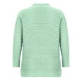 thumbnail image 5 of XFLWAM Women's Long Sleeve Open Front Cardigans Casual Lightweight Soft Chunky Knit Jacket Fall Sweaters Outerwears Mint Green S, 5 of 8
