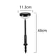 thumbnail image 2 of Luces solares brillantes para caminos, paquete de 4 luces solares que cambian de color, luces solares para caminos al aire libre IP68, impermeables, luces LED de jardín con energía solar para, 2 of 5