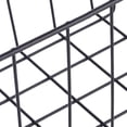 thumbnail image 5 of 2 Pcs Freezer Wire Storage Basket PE Coated Metal Hanging Rack Freezer Storage Organizer Bin for Fridge Shelf Cabinets Pantry Closets (L 39cm X W 20cm X H 20cm), 5 of 9