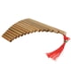 thumbnail image 1 of Flauta de pan Bling Bling de 15 tubos de bambú Color natural, 1 of 12