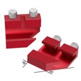 thumbnail image 5 of Track Ruler Measuring Marking Gauge Woodworking Ruler Aluminum Slide Ruler Inch & Metric Scribing Ruler with Slide Stop, 5 of 9