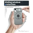 thumbnail image 5 of for iPhone 15 Plus/14 Plus Case, Frosted PC with MagSafe Built-in 360 Rotatable Invisible Kickstand Sliding Window Camera Cover Military Grade Protection Case for iPhone 15 Plus/14 Plus, Gray, 5 of 6
