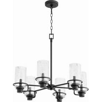 627-6-69 Quorum Lighting Lazo - 6 Light Chandelier In Soft Contemporary Style-24 Inches Tall and 27.5 Inches Wide -Traditional Installation