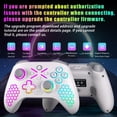 thumbnail image 2 of Bonadget RGB Wireless Xbox Controller with Programming/Vibration/3.5mm Audio/Turbo/6-Axis Gyroscope Compatible with Xbox/PC/PS3/Switch/Android(Need upgrade for XBOX), 2 of 8