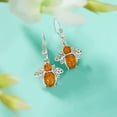 thumbnail image 4 of Mu Bumblebee Earrings in Sterling Silver, 4 of 7