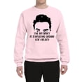thumbnail image 2 of Wild Bobby, Internet is a Breeding Ground David Schitt's TV Quote Pop Culture Unisex Crewneck Graphic Sweatshirt, Light Pink, X-Large, 2 of 3
