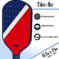 thumbnail image 4 of Franklin Sports Pickleball Paddle - Fiberglass Pickleball Paddle - Polypropylene Cell Core - Red/White/Blue, 4 of 7