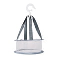 thumbnail image 1 of Fiudx Tierno Colgante, Jirafa Roja de Maquillaje, Cesta Plegable de Brochas de Maquillaje, Ideal de Baño y Balcón, Diseño Ideal de Viajes, Malla de Poliéster Duradera y Acero Inoxidable., 1 of 6