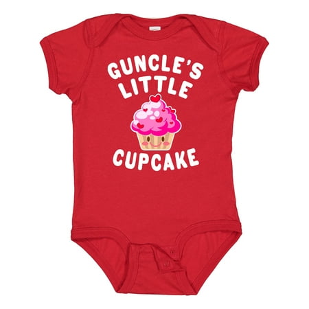 

Inktastic Guncles Little Cupcake Gift Baby Girl Bodysuit