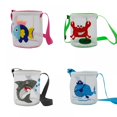 thumbnail image 2 of Child's Beach Seashell Shell Bags for Zipper Kids Boy Girl 4 Pcs Colorful Mesh Beach Bags Kids for Picking Up Shells Storage Toys Collection Bags, 2 of 10