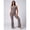 Purple, variant on Sexy Hollow Out Backless One Piece Yoga Jumpsuit Women Sleeveless Fitness Gym Suit Workout Exercise Skinny Sport Flare Bodysuits