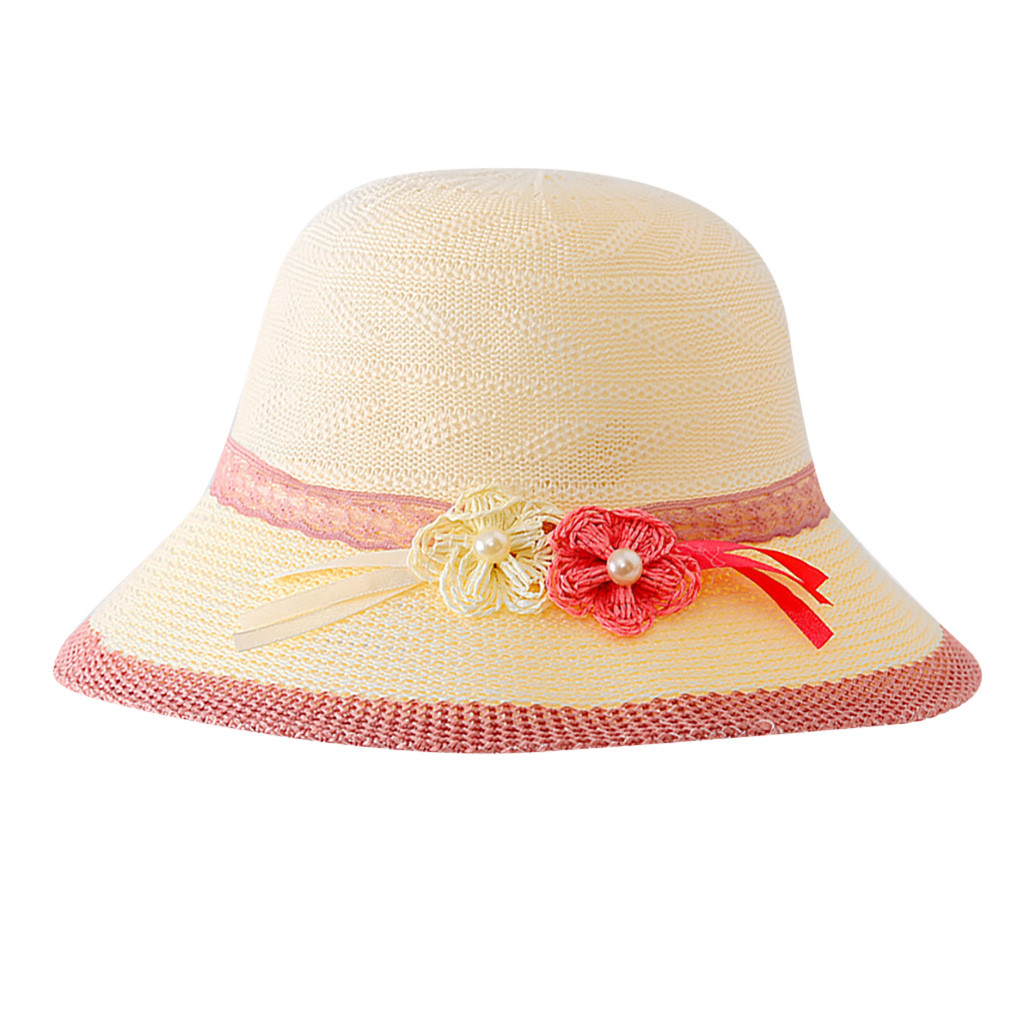 ZIZOCWA Flag Hats for Men Floppy Foldable Ladies Women Straw Flower