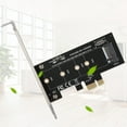 thumbnail image 4 of Tarjeta de Expansión PCI-e a M.2, Convertidor de conector para disco duro m2 ngff nvme, discos compatibles DUROS de Estado Sólido M.2 Para Clave M, 4 of 7