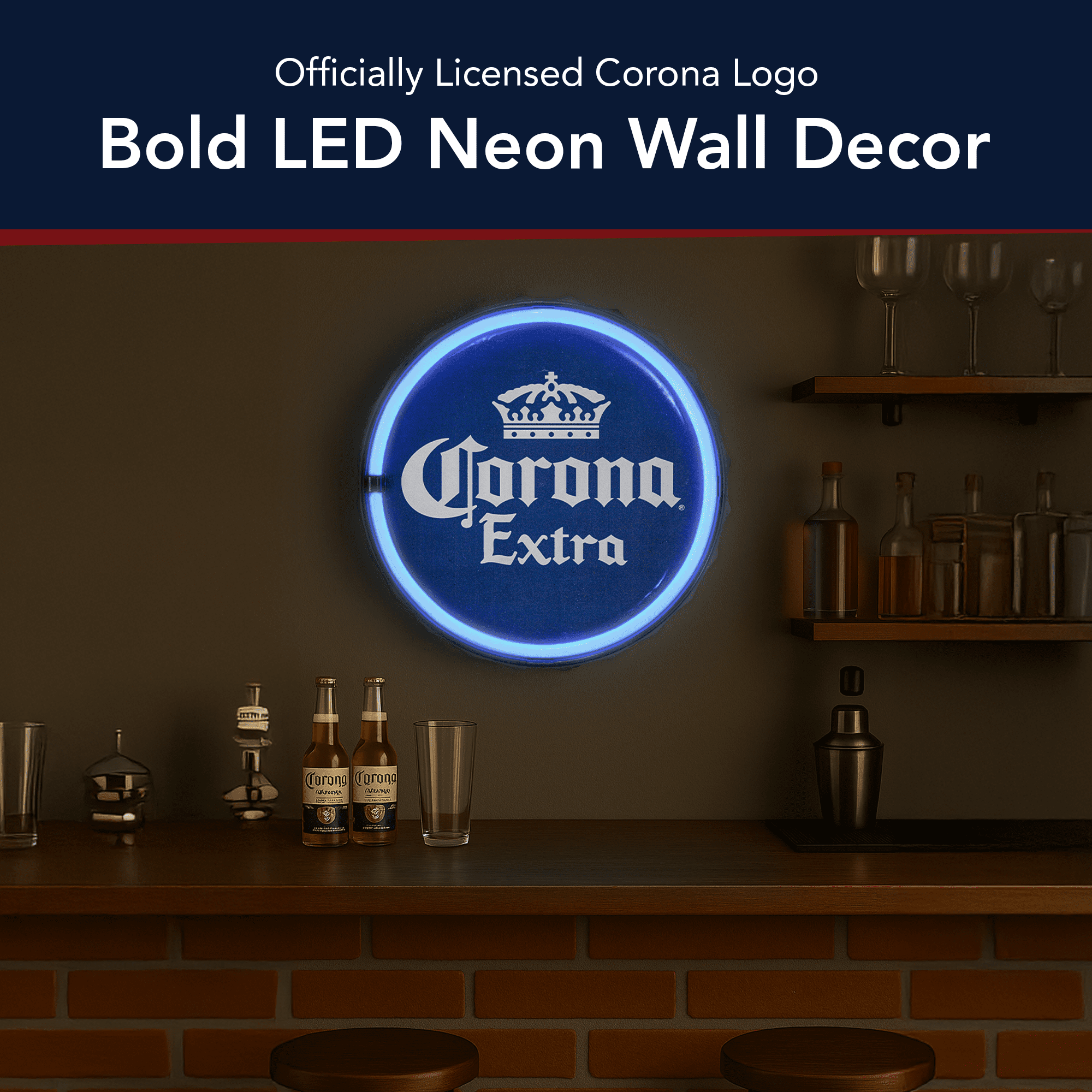 Corona Extra LED 看板　インテリア American Art Decor Corona Extra Beer LED Neon Light Sign