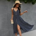 thumbnail image 3 of Summer Dresses for Women Maxi Dress Vest Dress Waist Slim Big Swing Skirt Temperament Commuter Skirt, 3 of 6