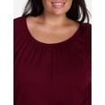 thumbnail image 4 of Terra & Sky Women’s Plus Sleeveless Cotton Flowy Top, Size 0X-4X, 4 of 5