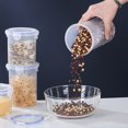 thumbnail image 3 of Baweave Food Storage Containers Clearance! Plastic Food Storage Containers with Lids Small Airtight Containers Square School Lunch Containers for Children Leftover Food Containers Clearan, 3 of 7