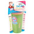 thumbnail image 2 of JUICY! WOW CUP NEW Translucent Wow Cup with Freshness Lid - 9 oz. (Green/Orange), 2 of 5