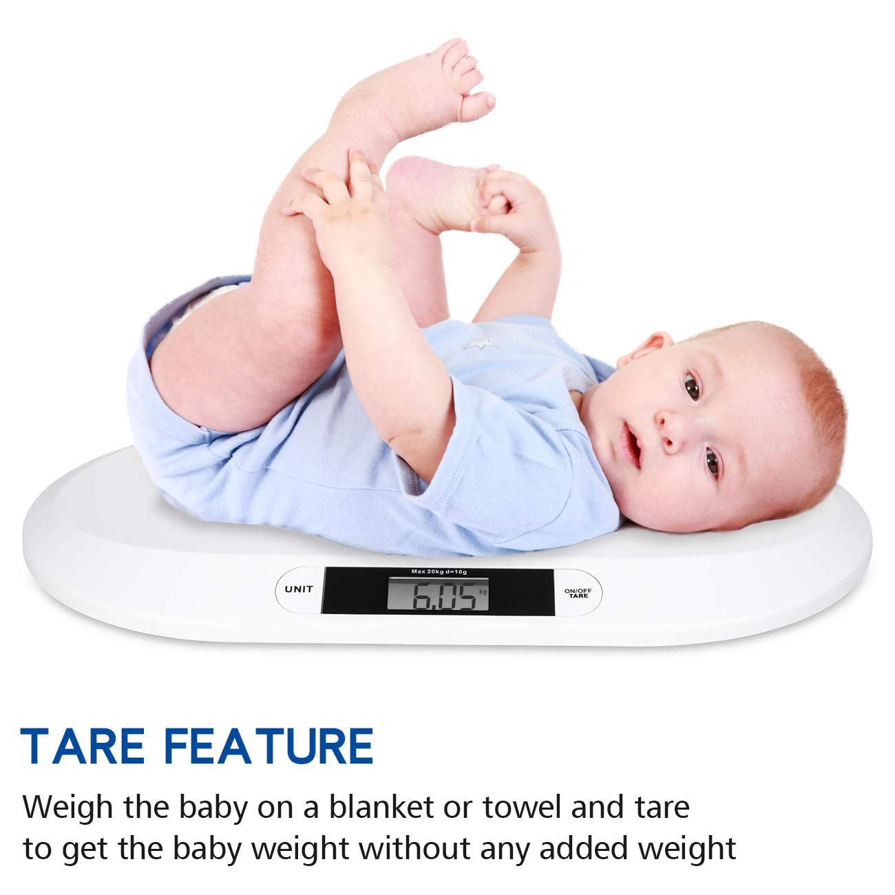  Simshine Digital Baby Scale Weight All Family, Weighing Newborn  Wiggly Babies, Pets, Cat and Dog : Baby