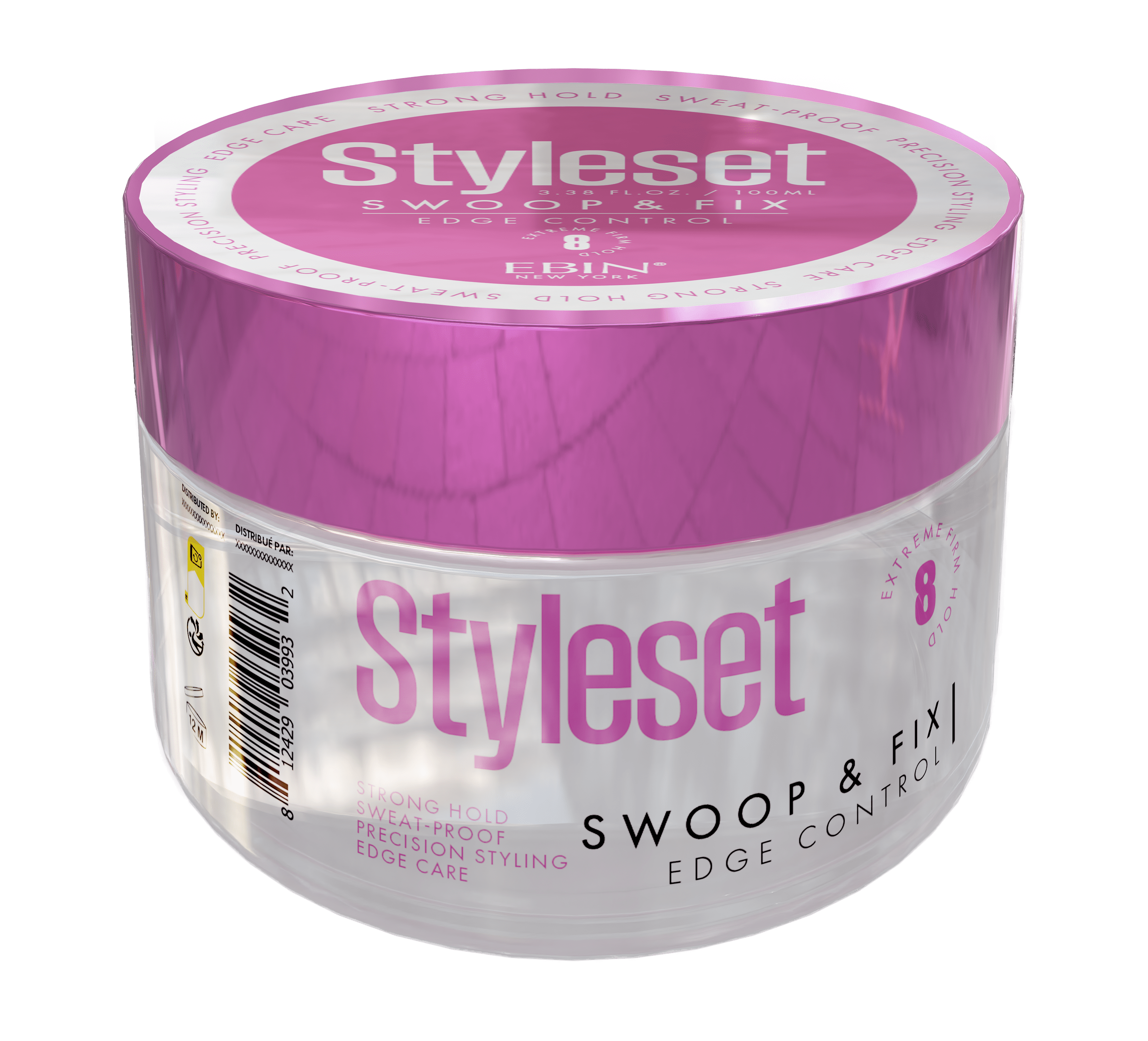 EBIN STYLESET SWOOP & FIX EDGE CONTROL, 3.4 OZ.